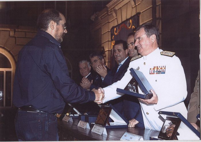 Entrega el premio el Jefe del Estado Mayor de la Armada